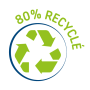 80 recyclé